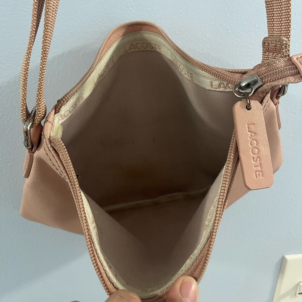 Lacoste Peach Pink Crossbody Bag - Picture 4 of 7